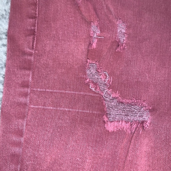 Refuge Sz 10 Burgundy Jeans - Picture 5 of 6